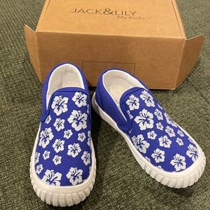 Jack & Lilly canvas floral shoes (sz 5-5.5 yrs)